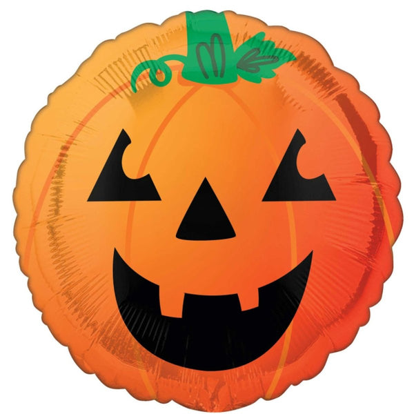 Anagram Fun & Spooky Pumpkin Foil Balloon – 45 cm - Everything Party