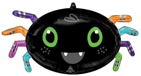 Anagram Halloween Spider Shape Foil Balloon 63cm - Everything Party
