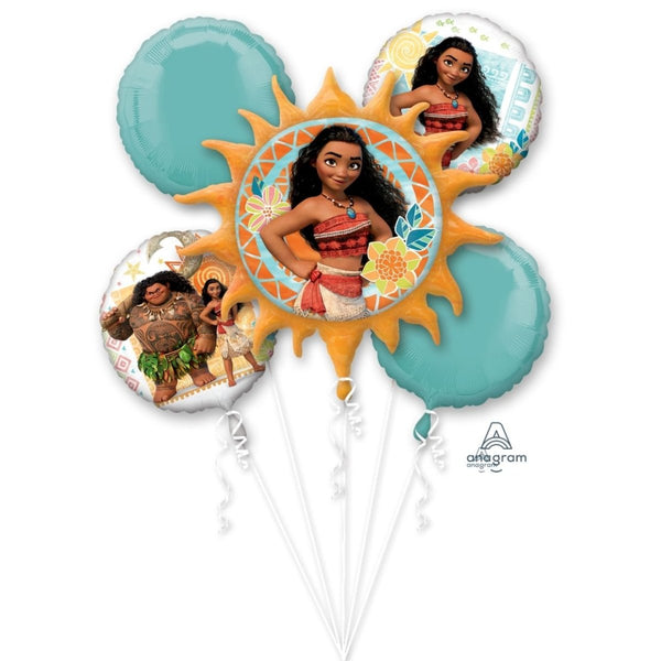 Anagram Licensed Disney Moana Foil Balloon Bouquet - Everything Party