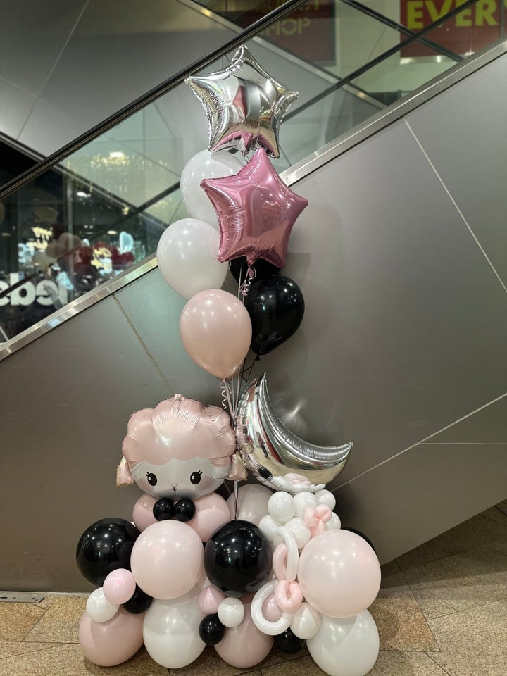 Animal Sheep Birthday Balloon Arrangement Decoration - Everything Party