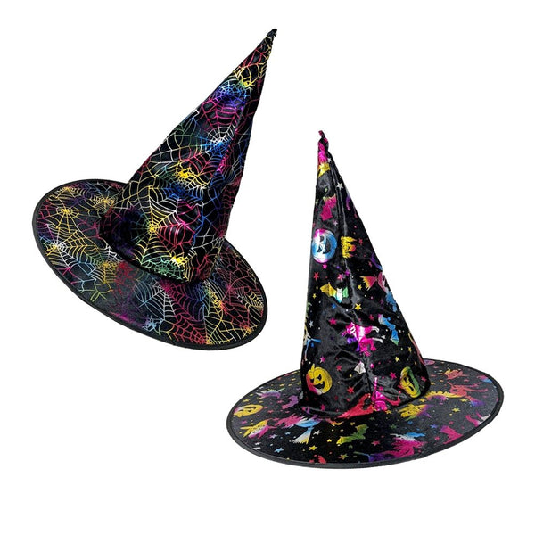 Assorted Colourful Witch Hat - Everything Party