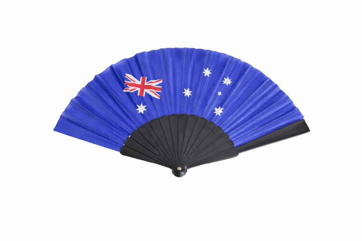 Australia Flag Folding Hand Fan – 24cm – Everything Party