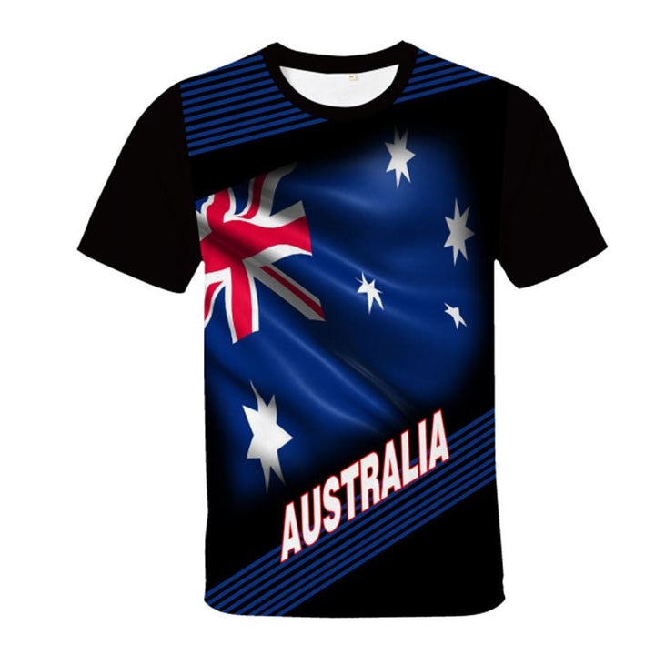 Australia Flag Men's Aussie T-Shirt - Everything Party