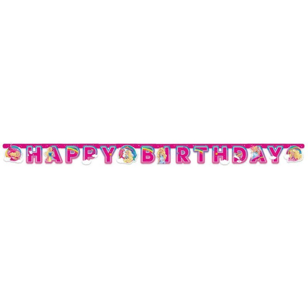Barbie Dreamtopia Happy Birthday Joint Banner - Everything Party