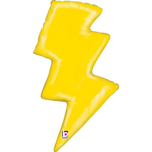 Betallic Lightning Bolt Foil Balloon – 79cm - Everything Party