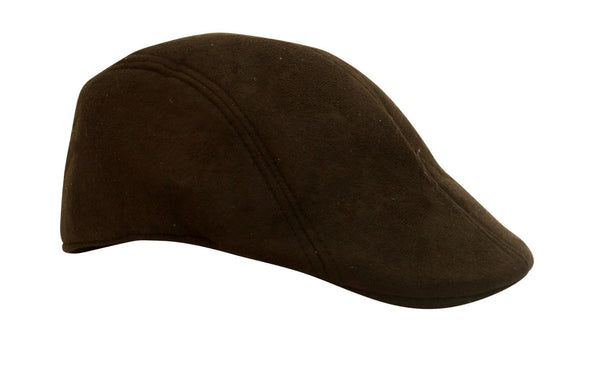 Black 1920's Style Suede Cap – Vintage Costume Accessory - Everything Party
