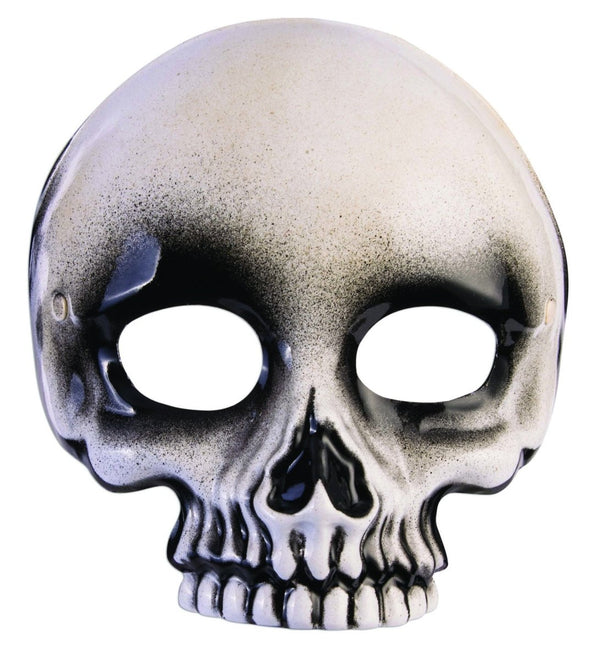 Black & White Skeleton Half Mask - Everything Party
