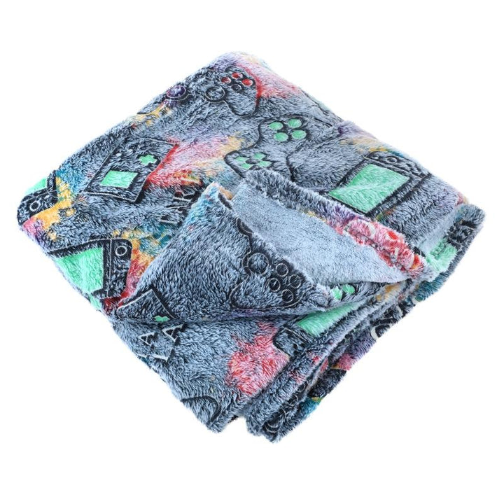 Blanket Flannel Fleece Glow In The Dark 127cm x 195cm Single Bed - Everything Party