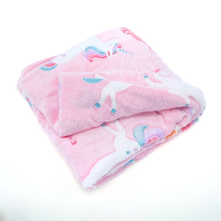 Blanket Flannel Fleece Glow In The Dark 127cm x 195cm Single Bed - Everything Party