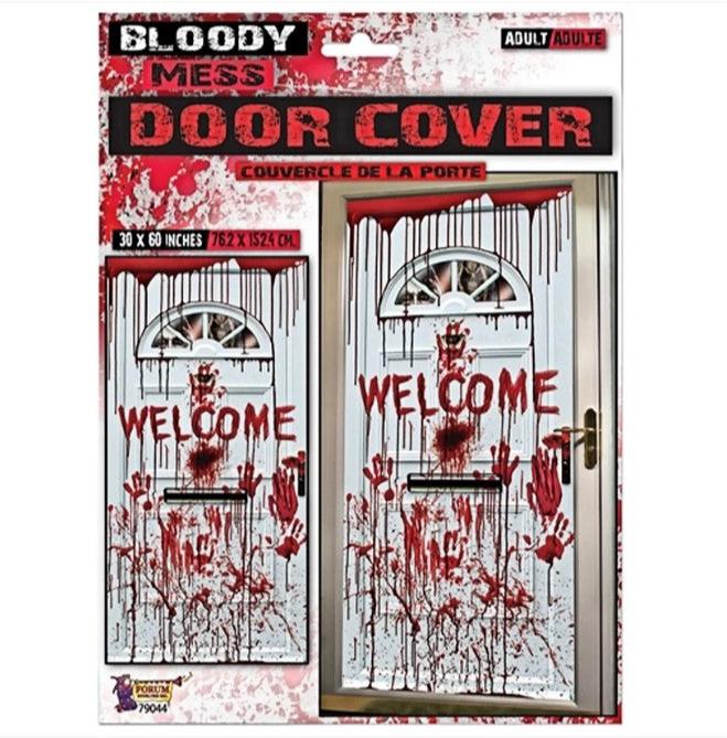 Bloody Mess Welcome Door Cover - Everything Party