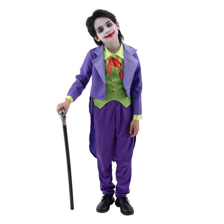 Boy’s Joker Style Clown Villain Costume - Everything Party