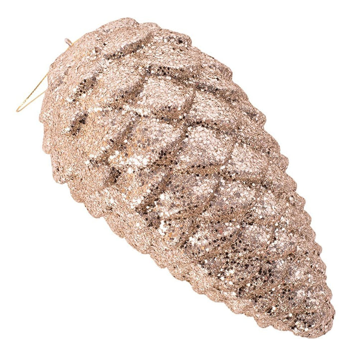 Champagne Gold Polyfoam Pinecone Tree Ornament - Everything Party