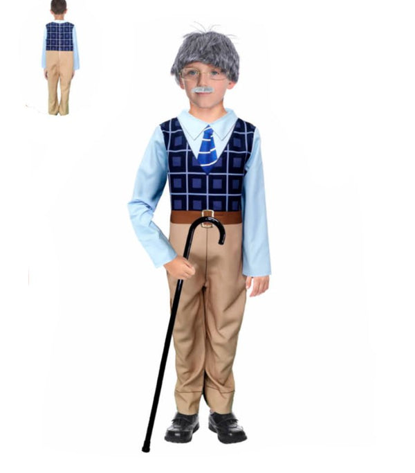 Children Grandpa Old Man Costume - Everything Party