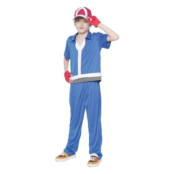 Children Pokemon Ash Ketchum Style Costume - Everything Party