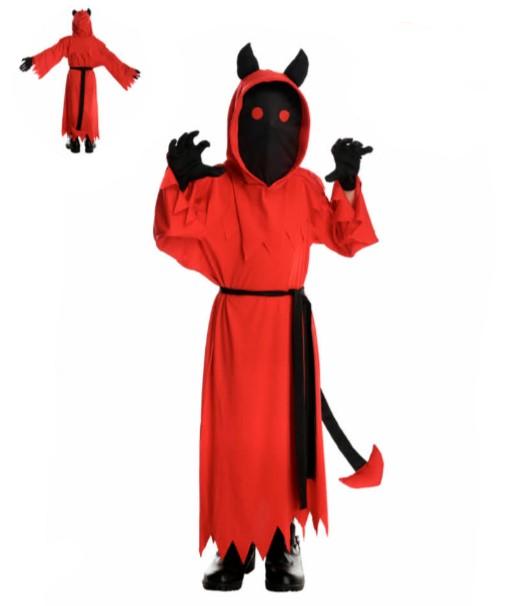 Children Red Devil Boy Halloween Costume - Everything Party