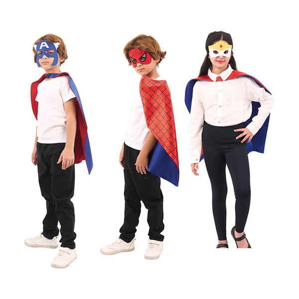 Children Super Hero Cape and Mask Set - Everything Party