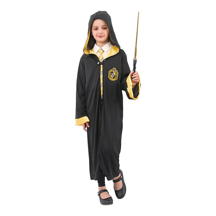 Children Wizard Harry Potter Style Unisex Costume - Yellow Hufflepuff House - Everything Party