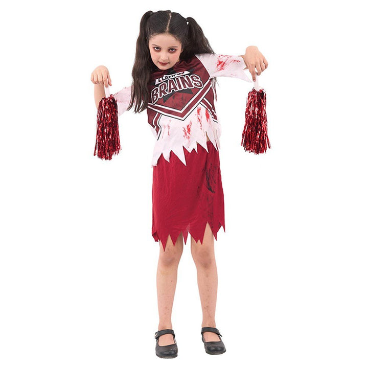 Children Zombie Cheerleader Girl Costume - Everything Party