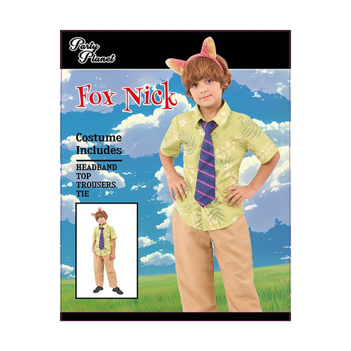 Children Zootopia Fox Nick Wilde Boy Costume - Everything Party