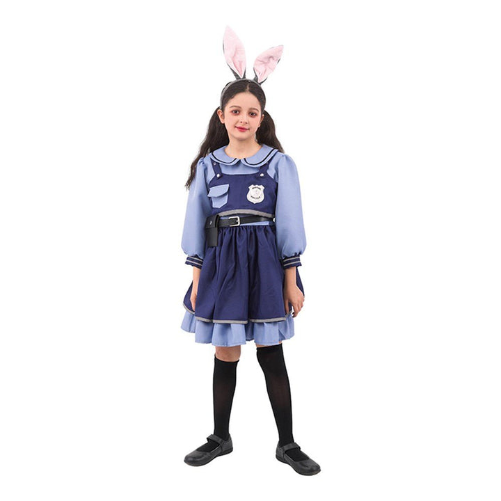 Children Zootopia Judy Hoops Rabbit Girl Costume - Everything Party