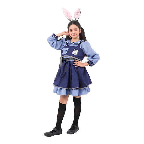 Children Zootopia Judy Hoops Rabbit Girl Costume - Everything Party