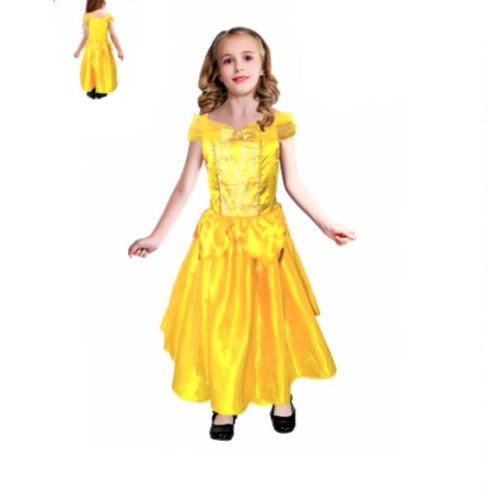 Children’s Belle Costume – Yellow Princess Dress for Girls (Beauty and the Beast) - Everything Party