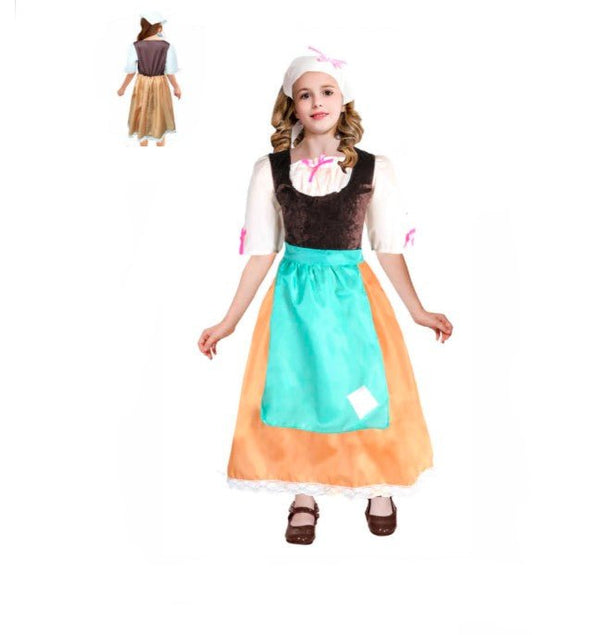 Children's Olden Day Maid Old Lady Costume - Everything Party