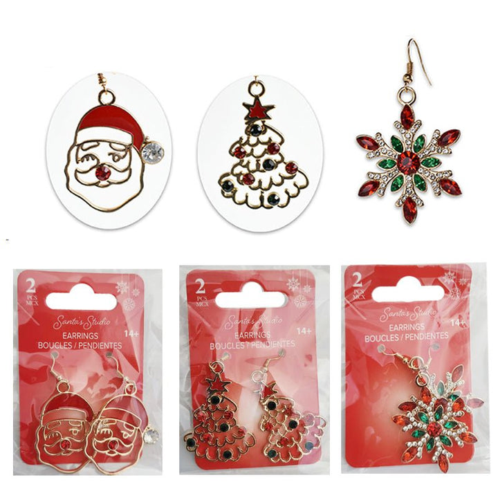 Christmas Metal Earrings - Everything Party