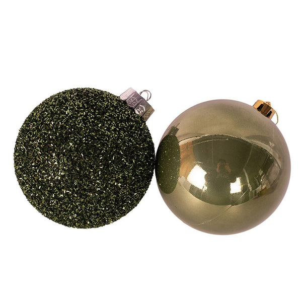 Christmas Ornament Emerald Green Bauble 15cm Tree Decoration - Everything Party