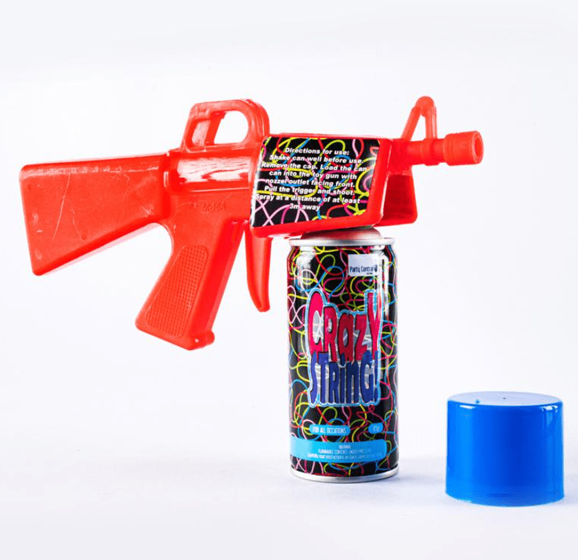 Crazy String with Gun Set – 2 × 85g | Party Spray String – Everything Party