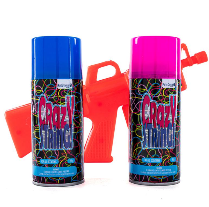 Crazy String with Gun Set – 2 × 85g | Party Spray String – Everything Party