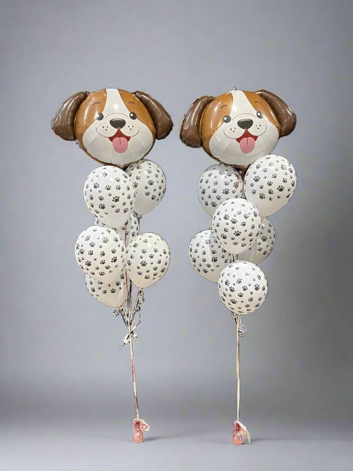 Cute Puppy Face Foil Balloon Bouquet - Everything Party