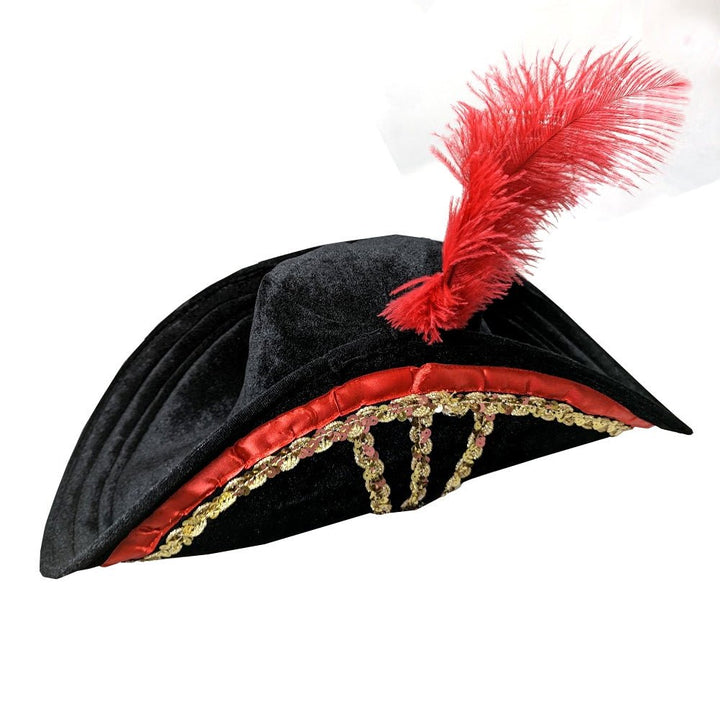 Deluxe Captain Pirate Hat with Feather - Everything Party