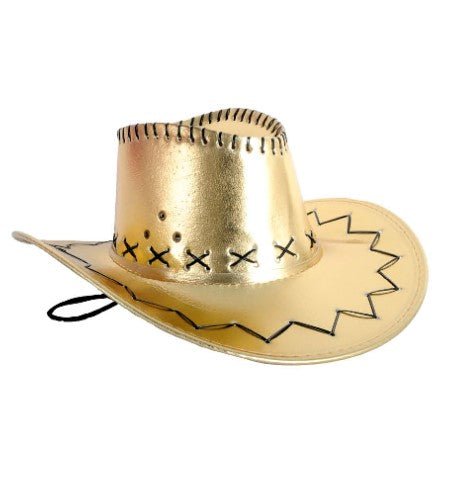 Deluxe Metallic Gold Cowboy Hat - Everything Party