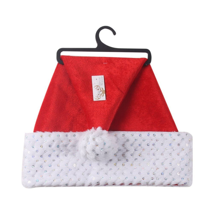 Deluxe Velvet Sequin Santa Hat - Everything Party