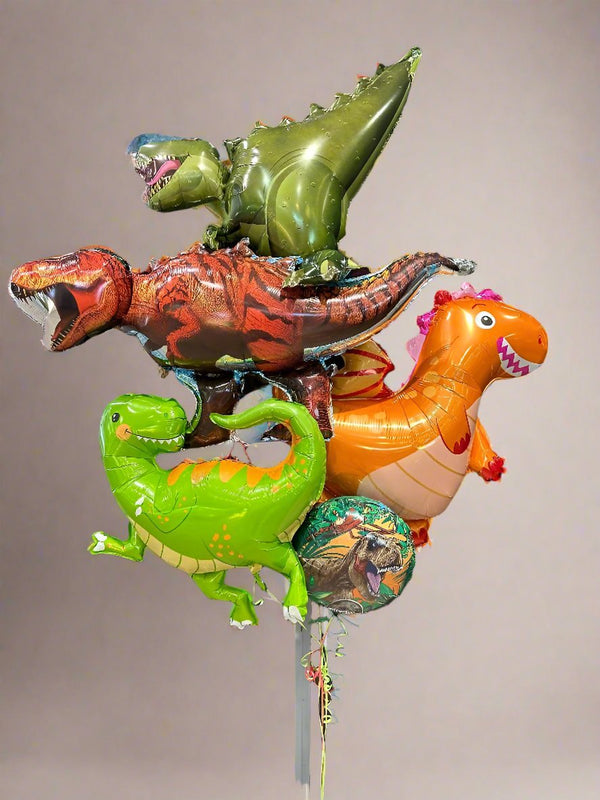 Dinosaur Theme Jumbo Foil Balloon Bouquets - Everything Party