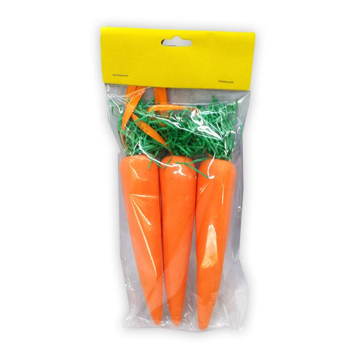 Easter Carrots Decoration – Set of 3 (20cm Each) - Everything Party