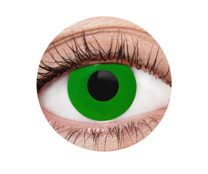 Eye FX Green Coloured Yearly Halloween Costume Eye Contact - Everything Party