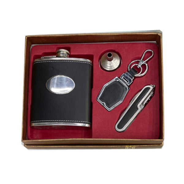 Father's Day Men’s Stainless Steel Flask Gift Set - Everything Party