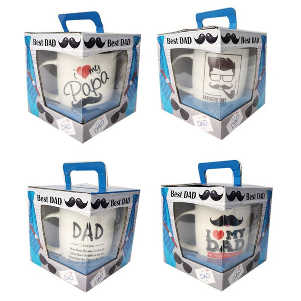 Father’s Day Mug in Carry Gift Box – Assorted Designs - Everything Party