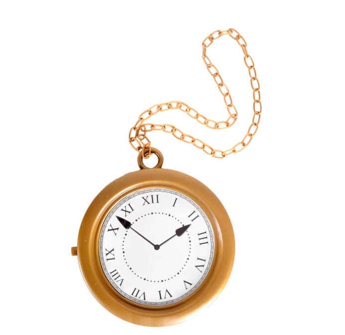 Giant Gold Clock Chain Necklace – Everything Party