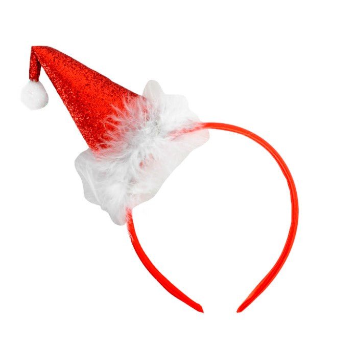 Glitter Mini Santa Hat Headband - Everything Party