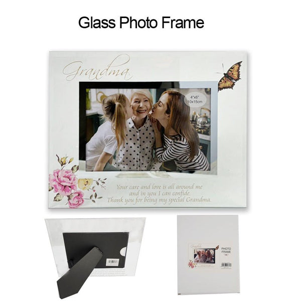 Grandma Glass Photo Frame - 4”x6” (19.2 x 21.4cm) - Everything Party