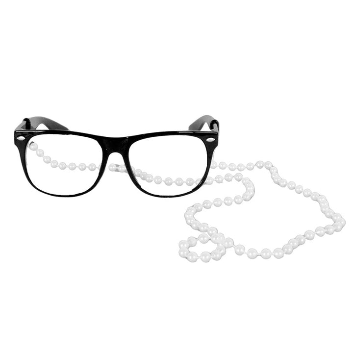 Grandma Glasses with Pearl Chain - Everything Party