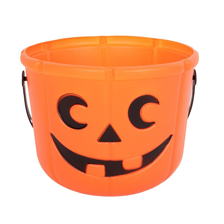 Halloween Pail Orange Pumpkin Trick or Treat Bucket - Everything Party