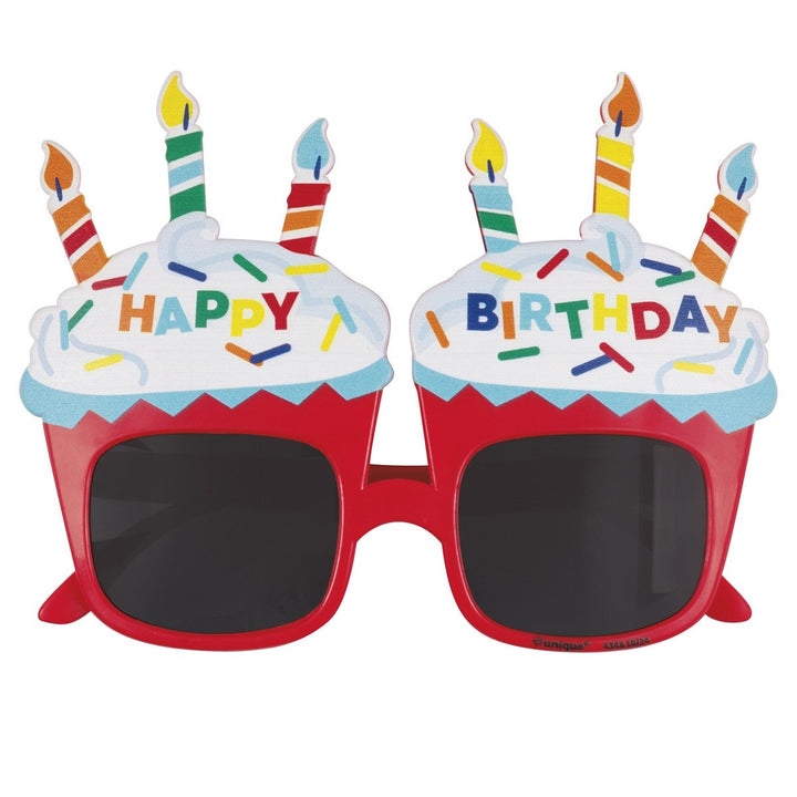 Happy Birthday Cupcake Novelty Sunglasses - Everything Party