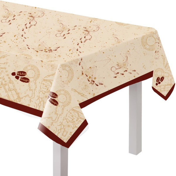 Harry Potter Marauders Map Rectangle Paper Tablecover Tablecloth - Everything Party