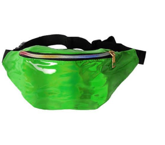 Iridescent Fanny Pack Bum Bag - Green - Everything Party