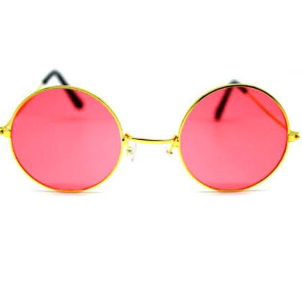 John Lennon Style Hippie Glasses - Red - Everything Party