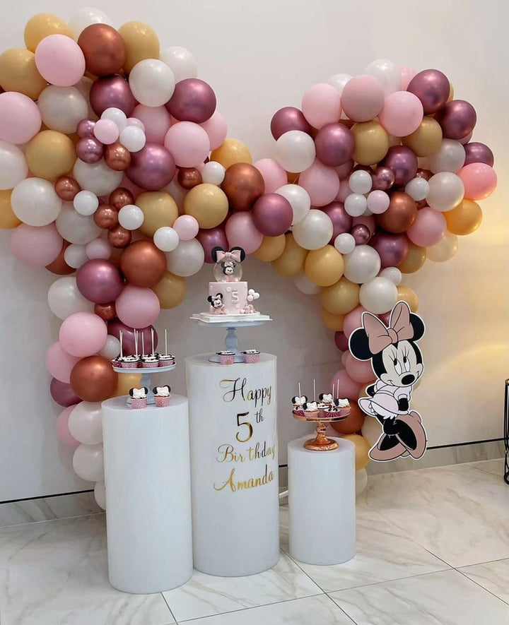 Jumbo Minnie Mouse Shape Balloon Garland - Everything Party